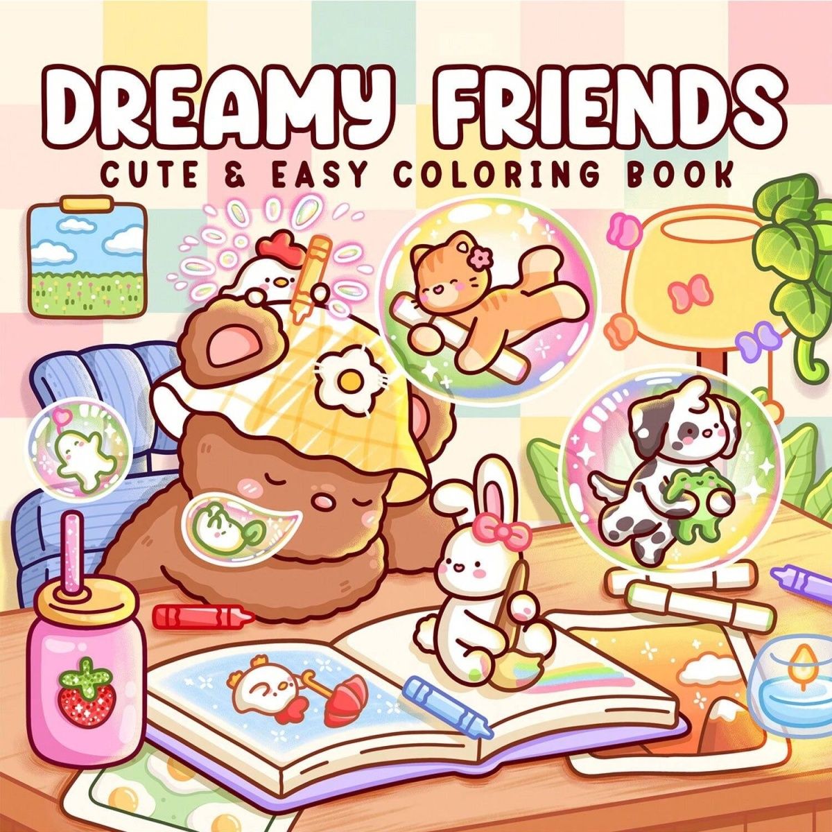 Kids Education Kit - Dreamy Friends: libro para colorear, Kit