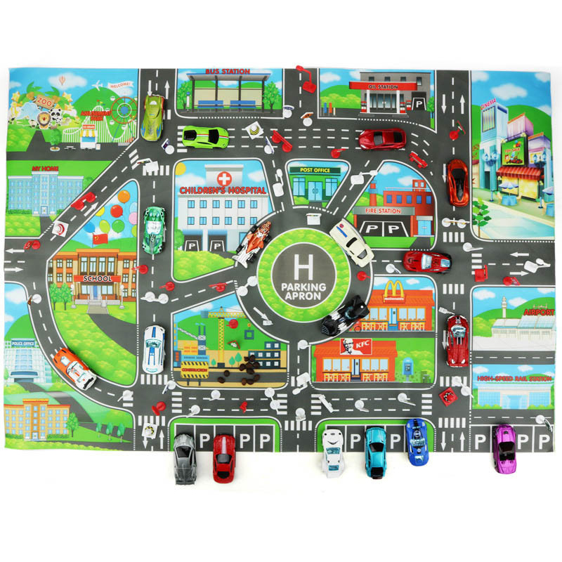 Kids Educational Mat - Juguete Educativo, Tapete de Carretera de