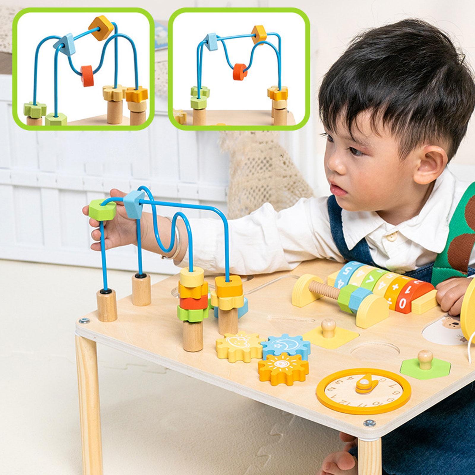 Kids Education Activities - Mesa de Actividades Educativa con Engranajes