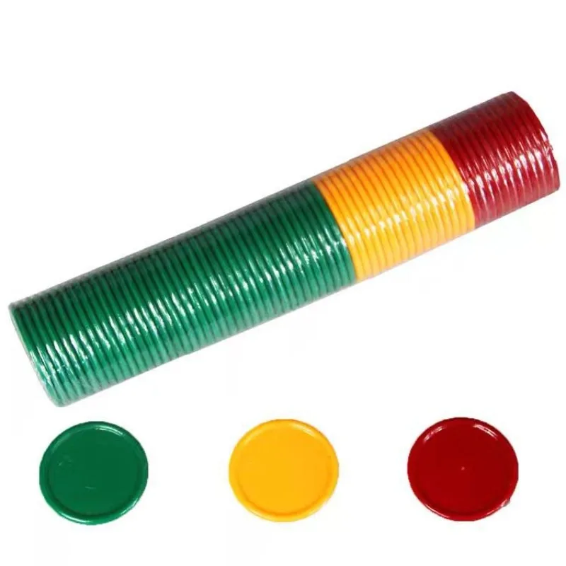 Kids Education Room - Chips de póker de 3,2 cm,