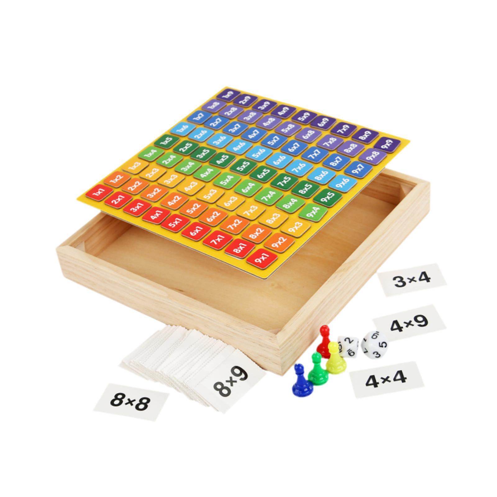 Kids Education Table - Juego de tablero de multiplicación de