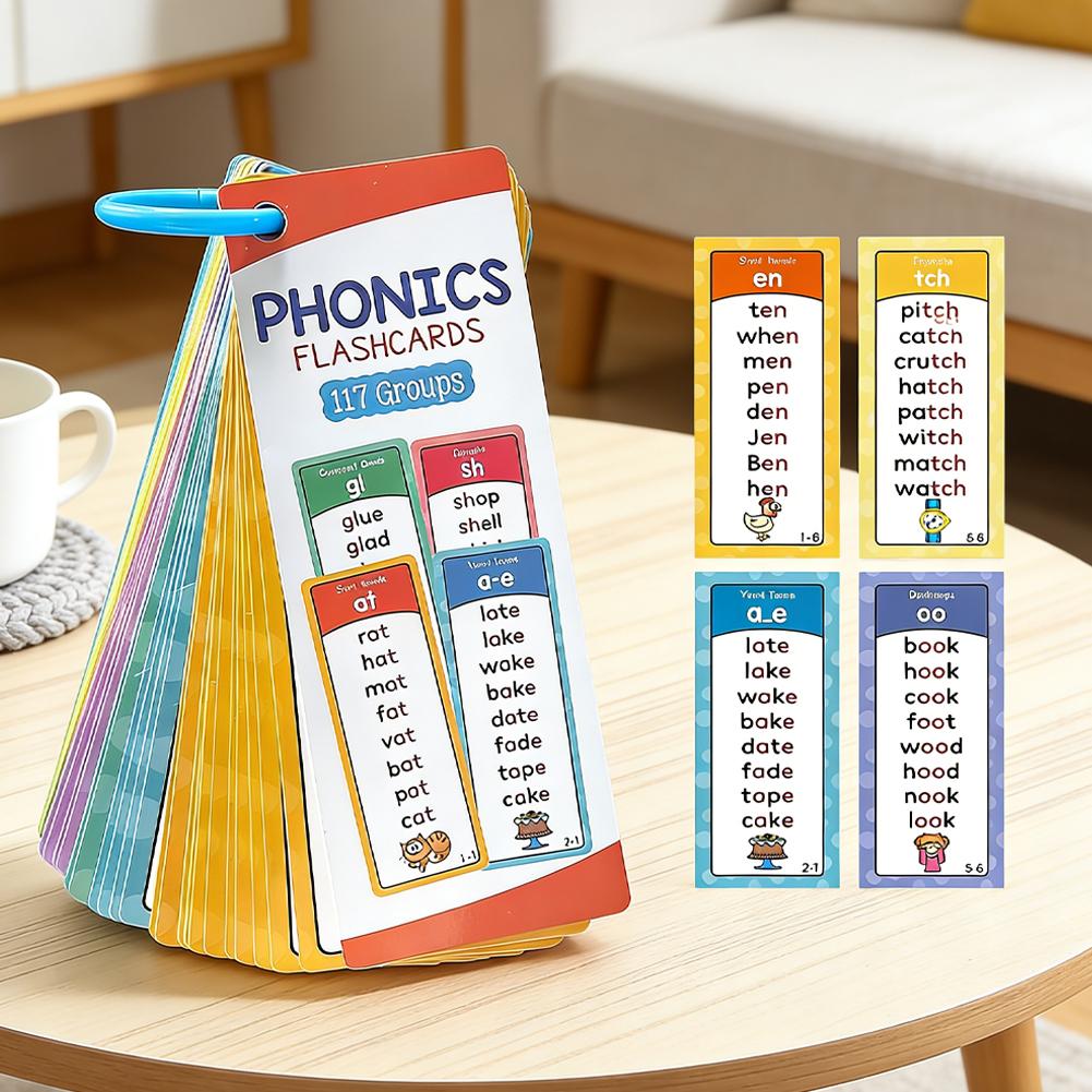 Flash Card Alphabet - Tarjetas de aprendizaje fonético para niños
