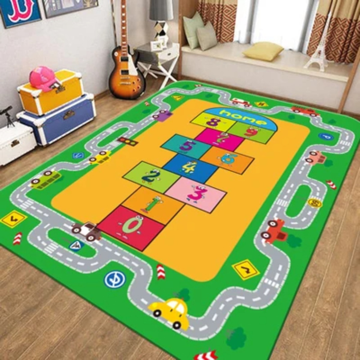 Kids Education Room - Alfombra de Juego Educativa para Niños,