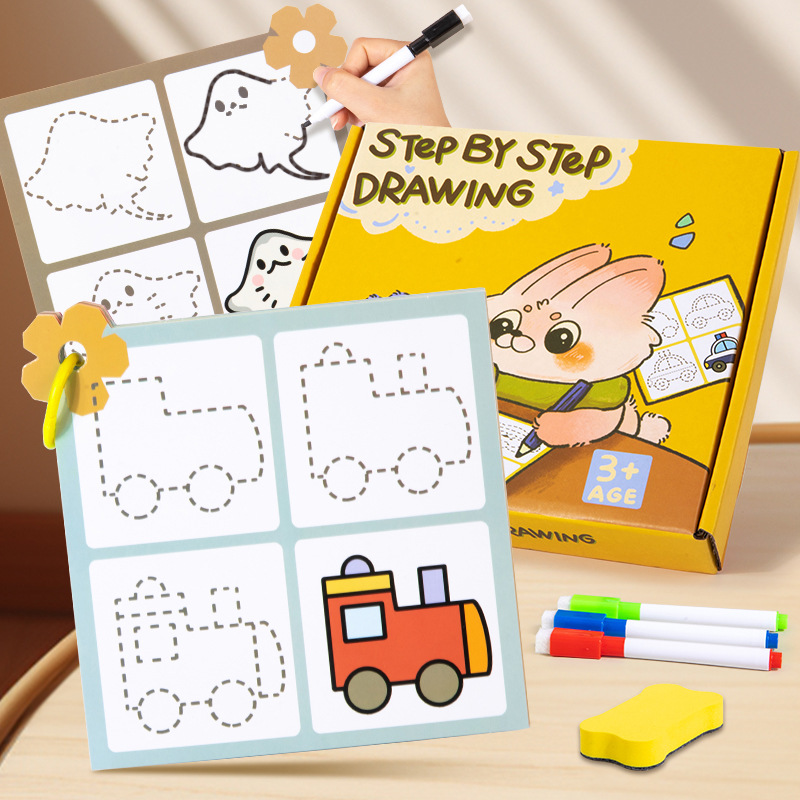 Kids Education Steps - Juguetes de dibujo Montessori para niños,