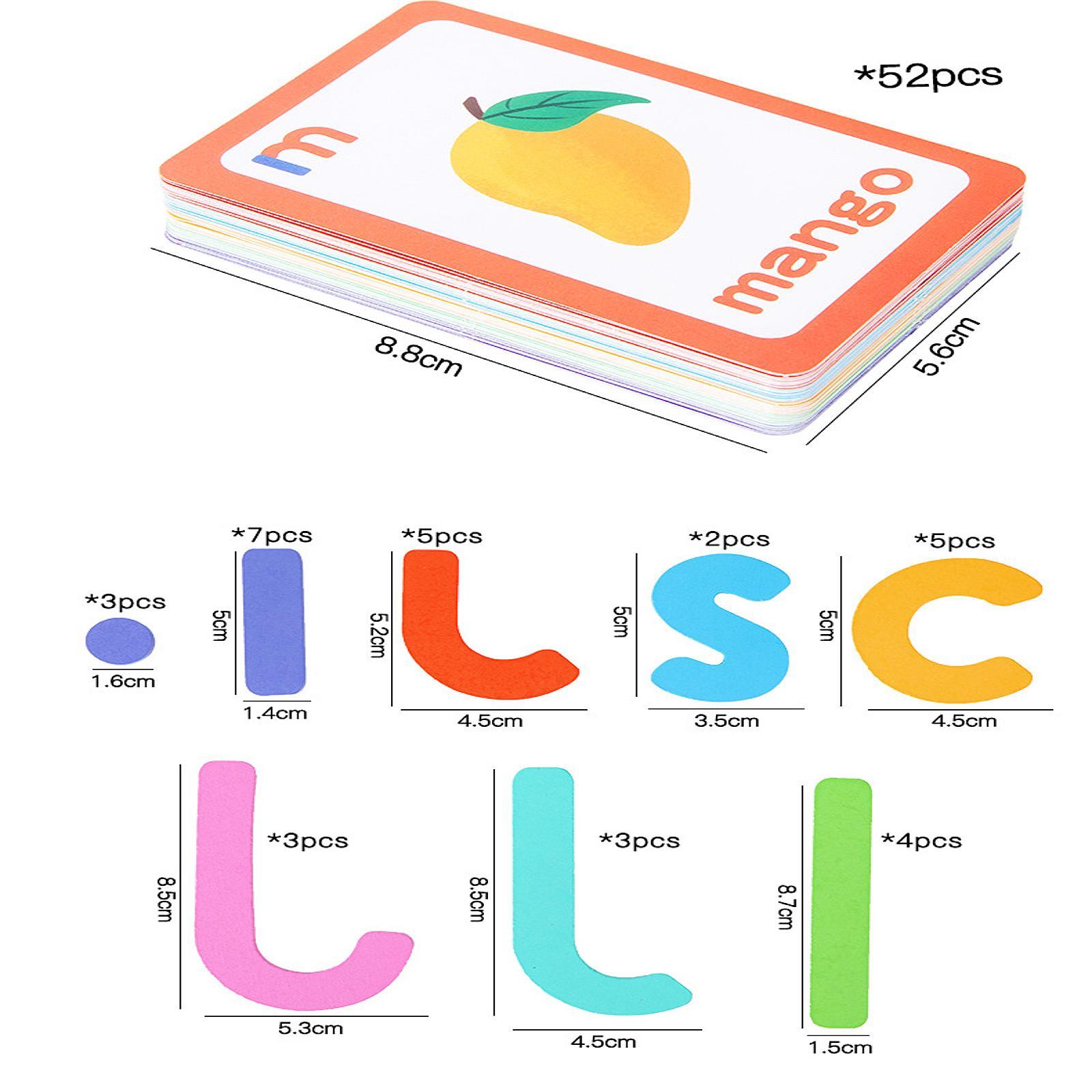 Flash Card Alphabet - Tarjetas de Memoria del Alfabeto, Juguetes