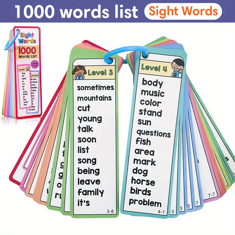 Flash Card Alphabet - Tarjetas Flash de 1000 palabras visuales