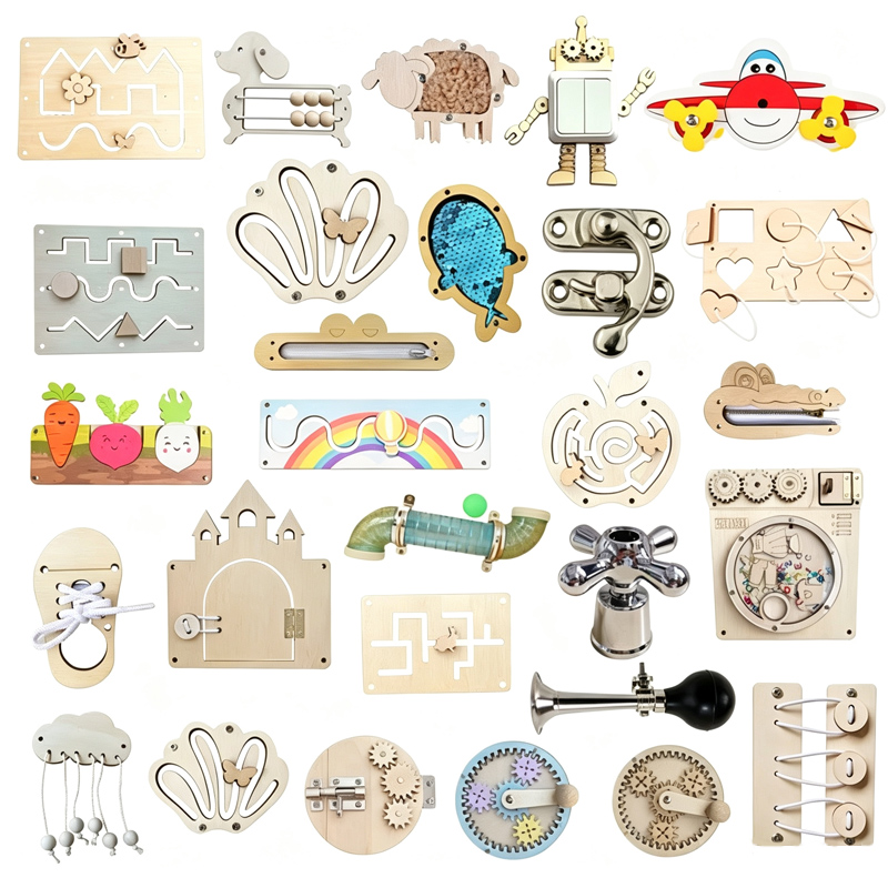 Kids Education Activities - Tablero ocupado para niños, accesorios de