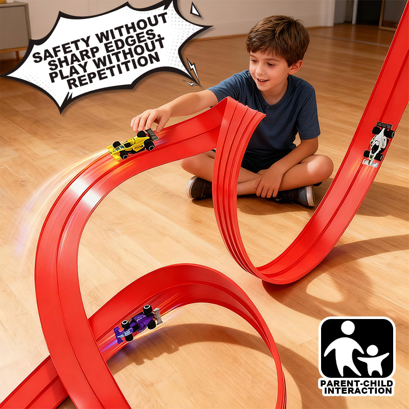 Kids Home Education - Coche de carreras de montaje libre