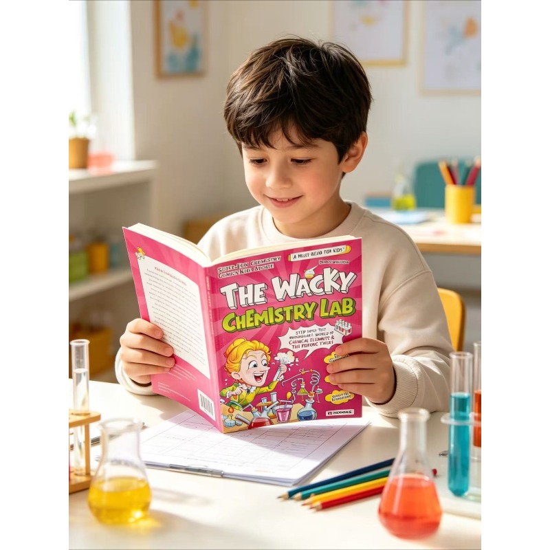 Kids Education Table - El Laboratorio de Química Divertido: Libro