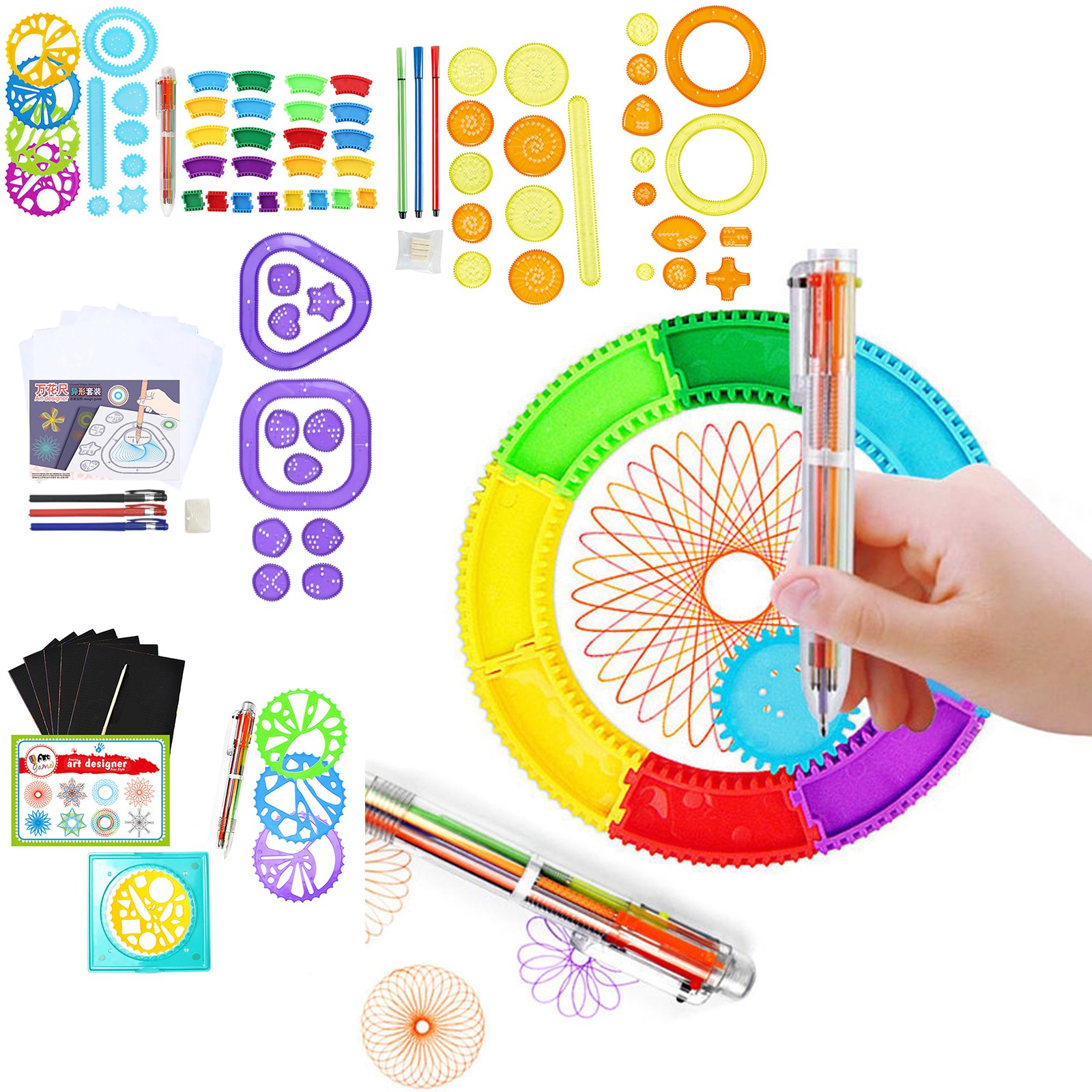 Juego de Spirografos Coloridos - Kids Education Kit reseña y precio