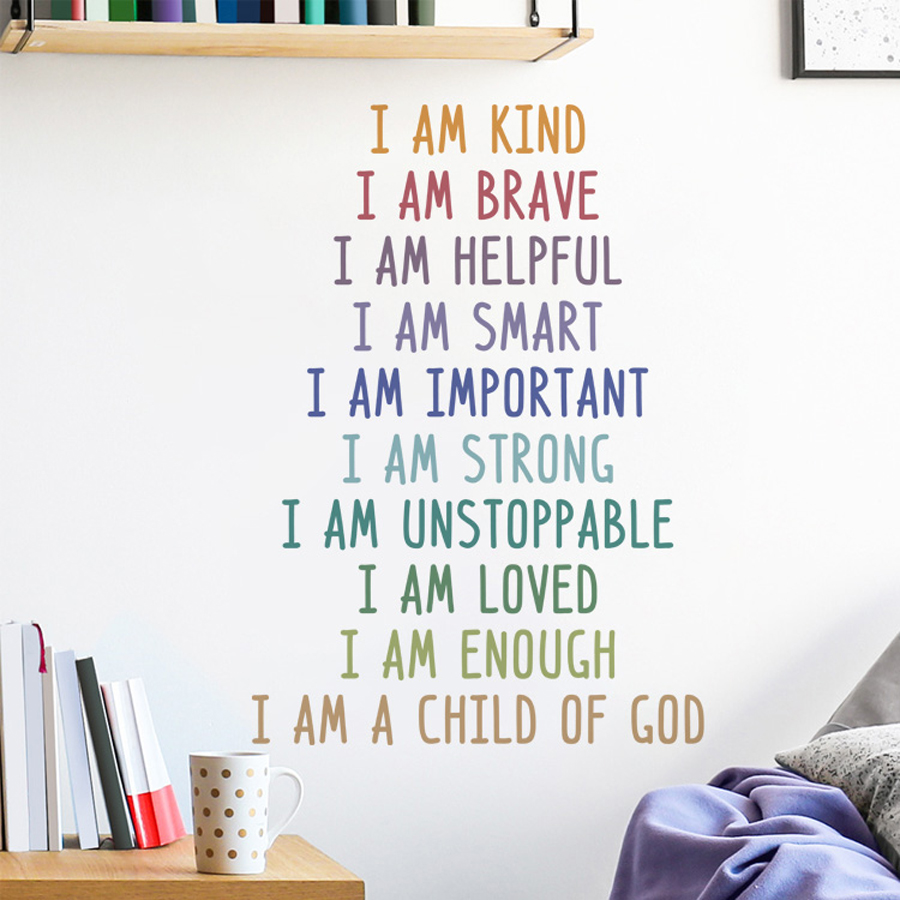 Imagen de pared de aula positi - Kids Education Motivation reseña y precio