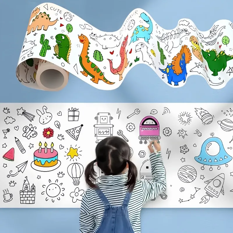 Rollo de papel para colorear p - Kids Education Laptop reseña y precio