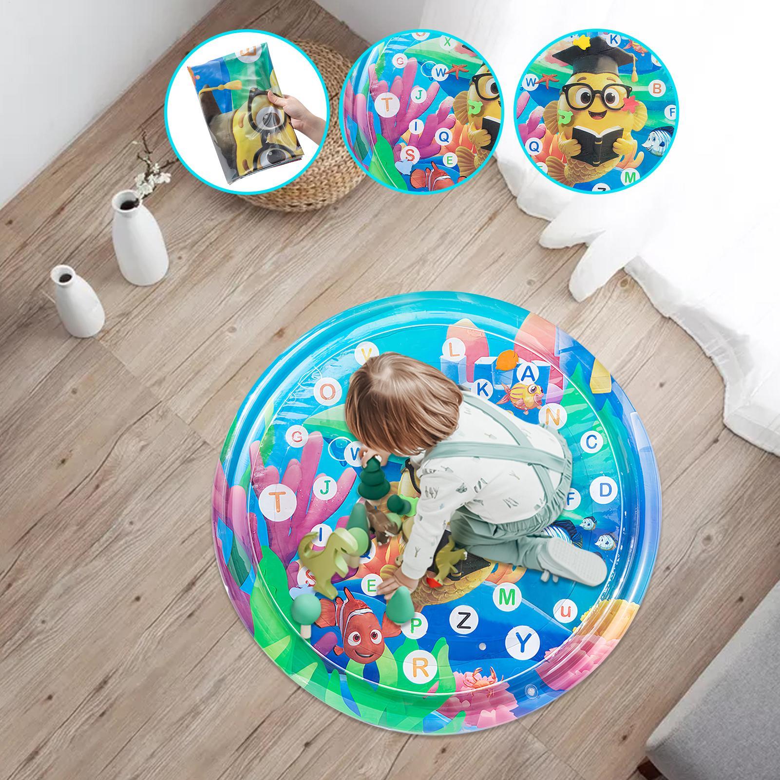 Estera de agua para jugar al b - Kids Educational Mat reseña y precio