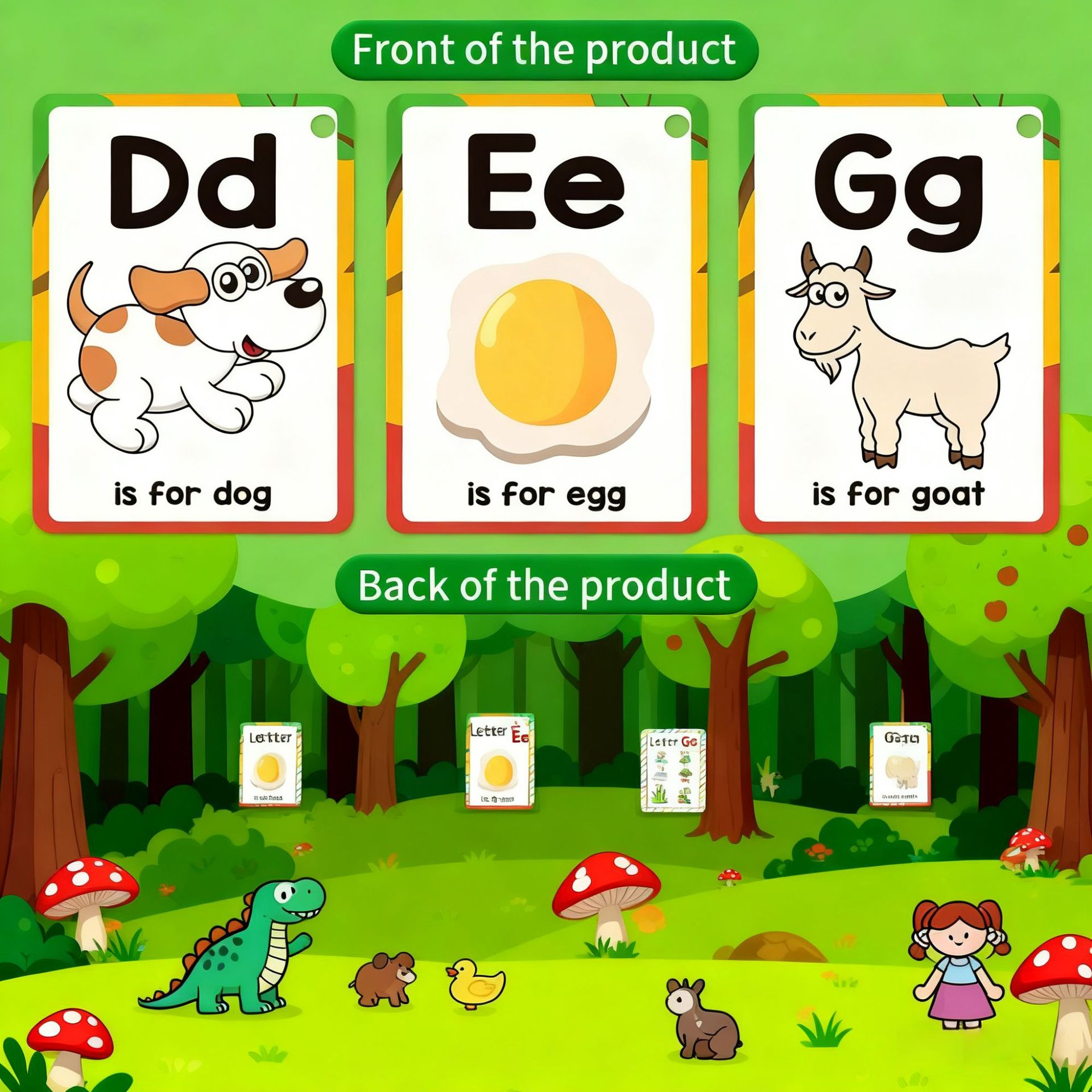 Tarjetas de aprendizaje del al - Flash Card Alphabet reseña y precio
