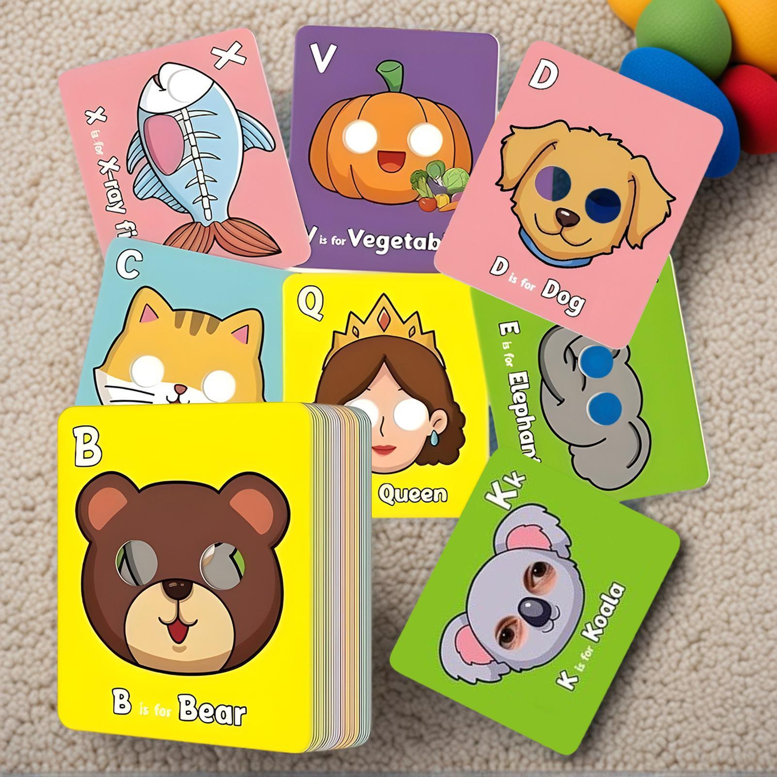 26 piezas de tarjetas Flash de - Flash Card Alphabet reseña y precio