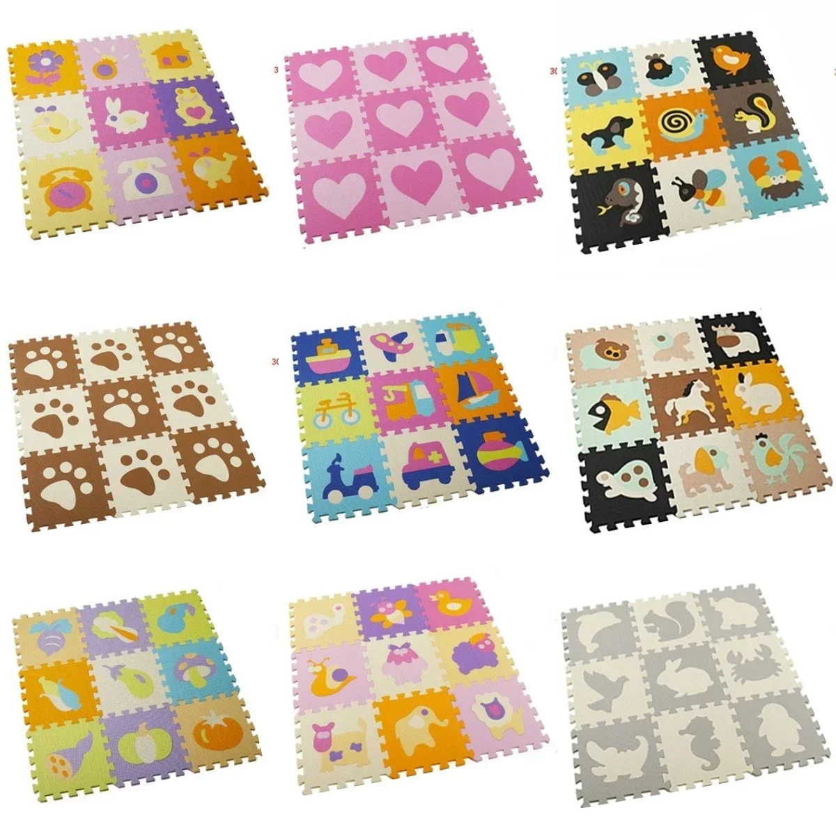 Juego de 30x30x1cm, 9 Uds., al - Kids Educational Mat reseña y precio