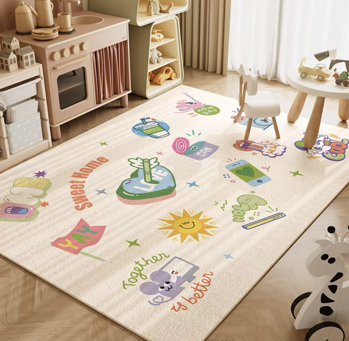 Alfombra de gateo para bebés V - Kids Education Room reseña y precio