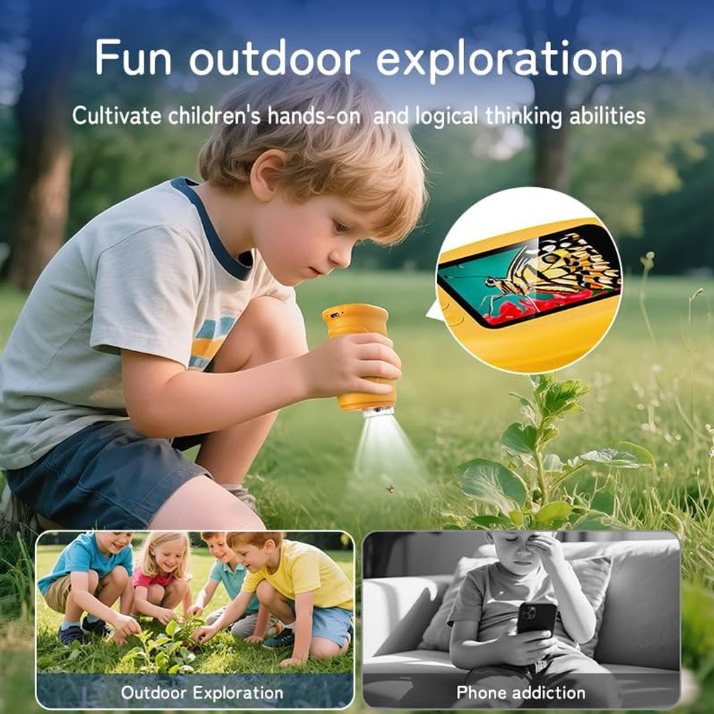 Microscopio de Bolsillo 1000X  - Kids Education Video reseña y precio