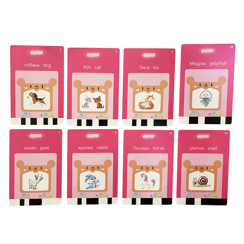 Tarjetas Flash para tomar ruso - Flash Card Alphabet reseña y precio