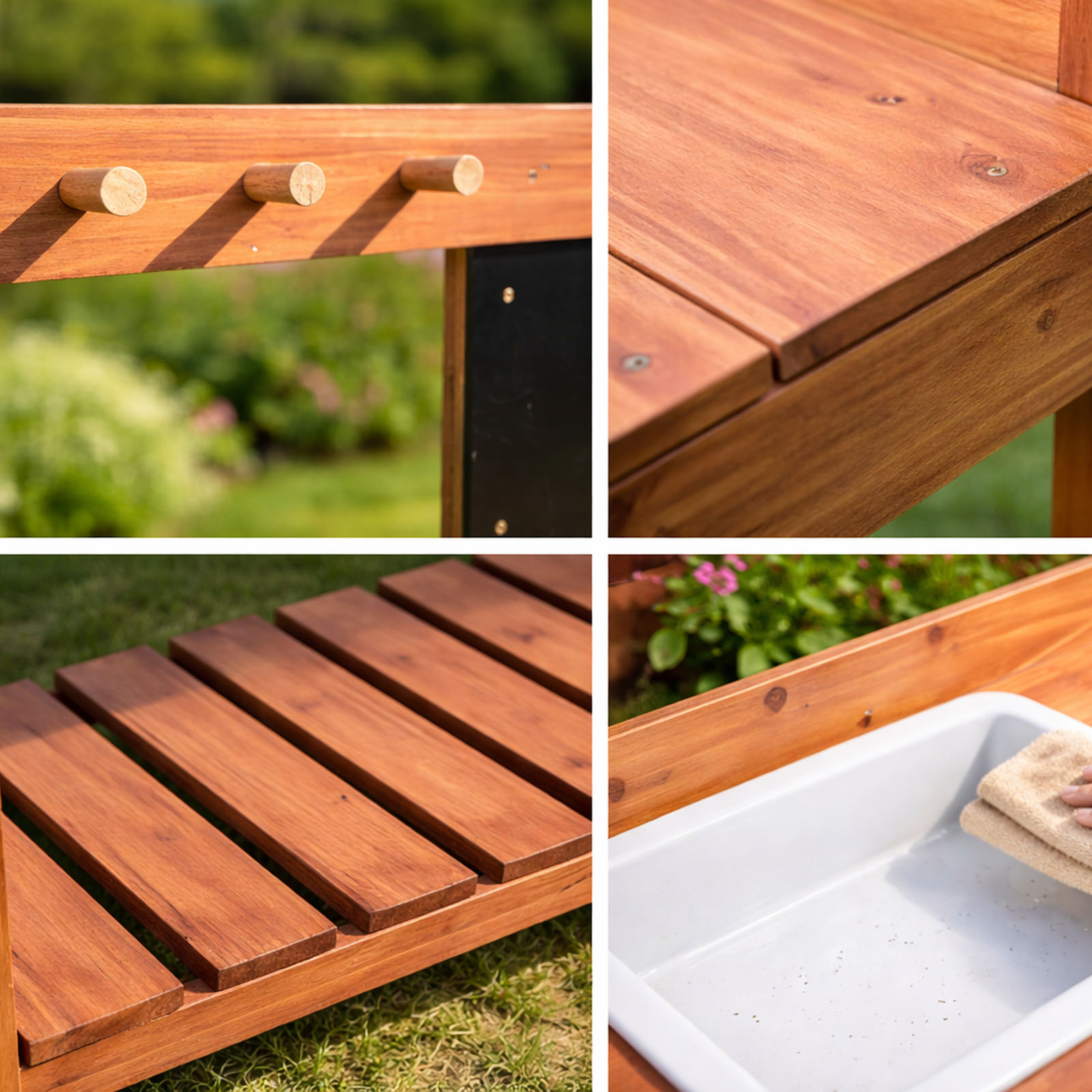 Mesas de Jardinería de Madera  - Kids Education Table reseña y precio