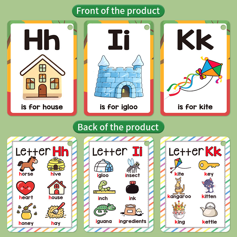 Tarjetas de Aprendizaje del Al - Flash Card Alphabet reseña y precio