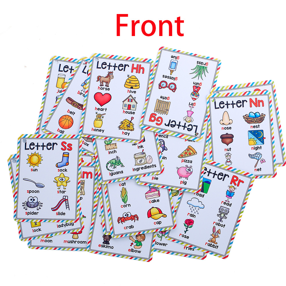Bview Art English 26 letras al - Flash Card Alphabet reseña y precio