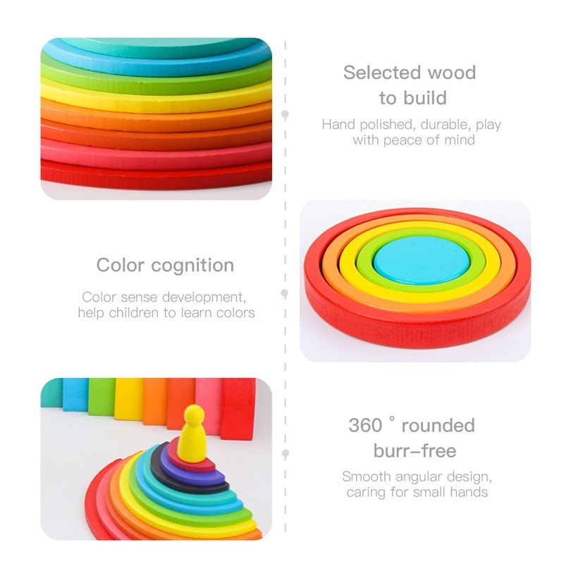 Bloques de madera Montessori p - Kids Education Yes reseña y precio