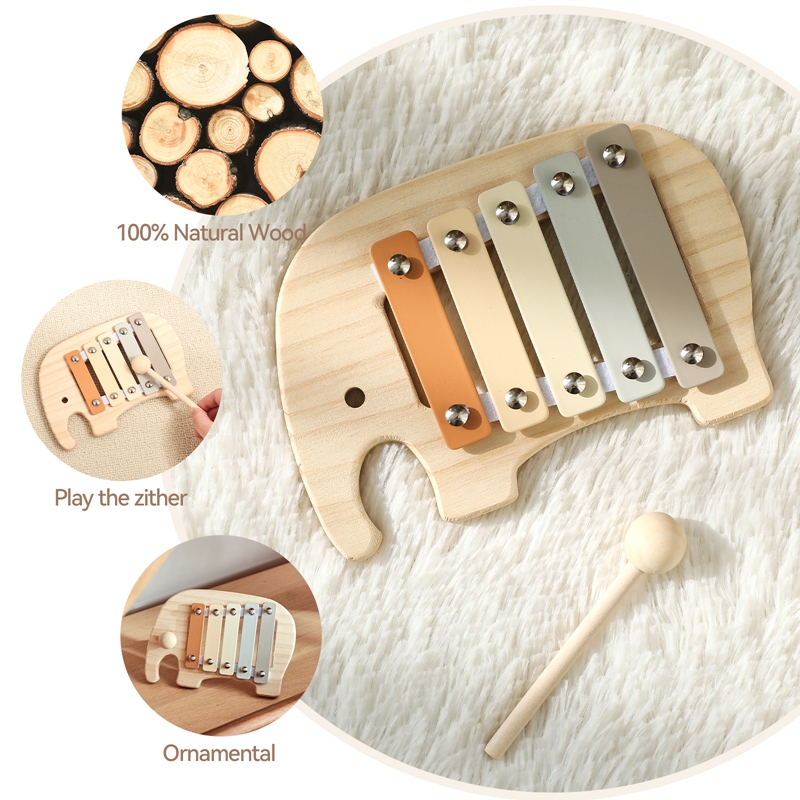 Xilófono Multicolor de madera  - Kids Education Table reseña y precio
