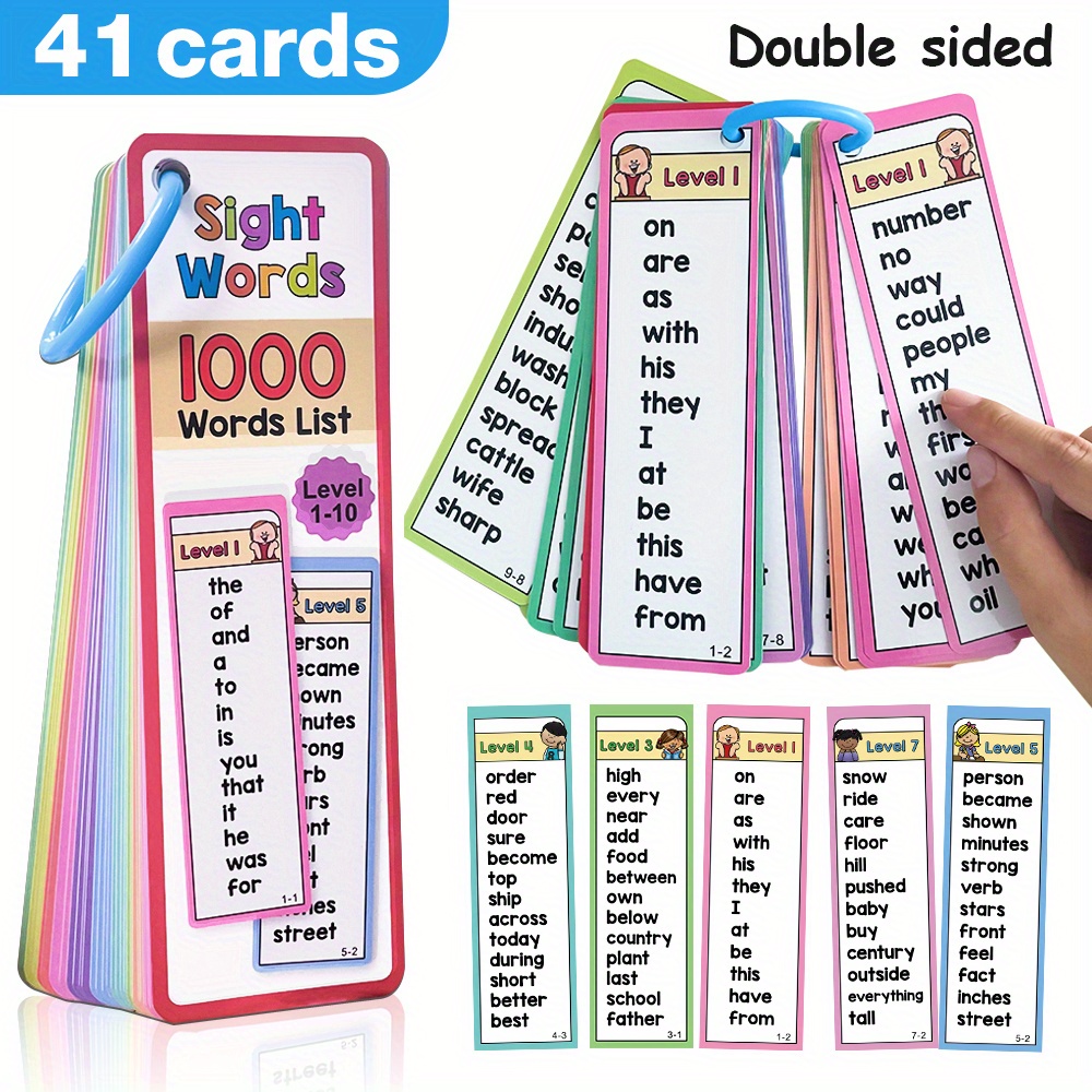 Tarjetas Flash de 1000 palabra - Flash Card Alphabet reseña y precio
