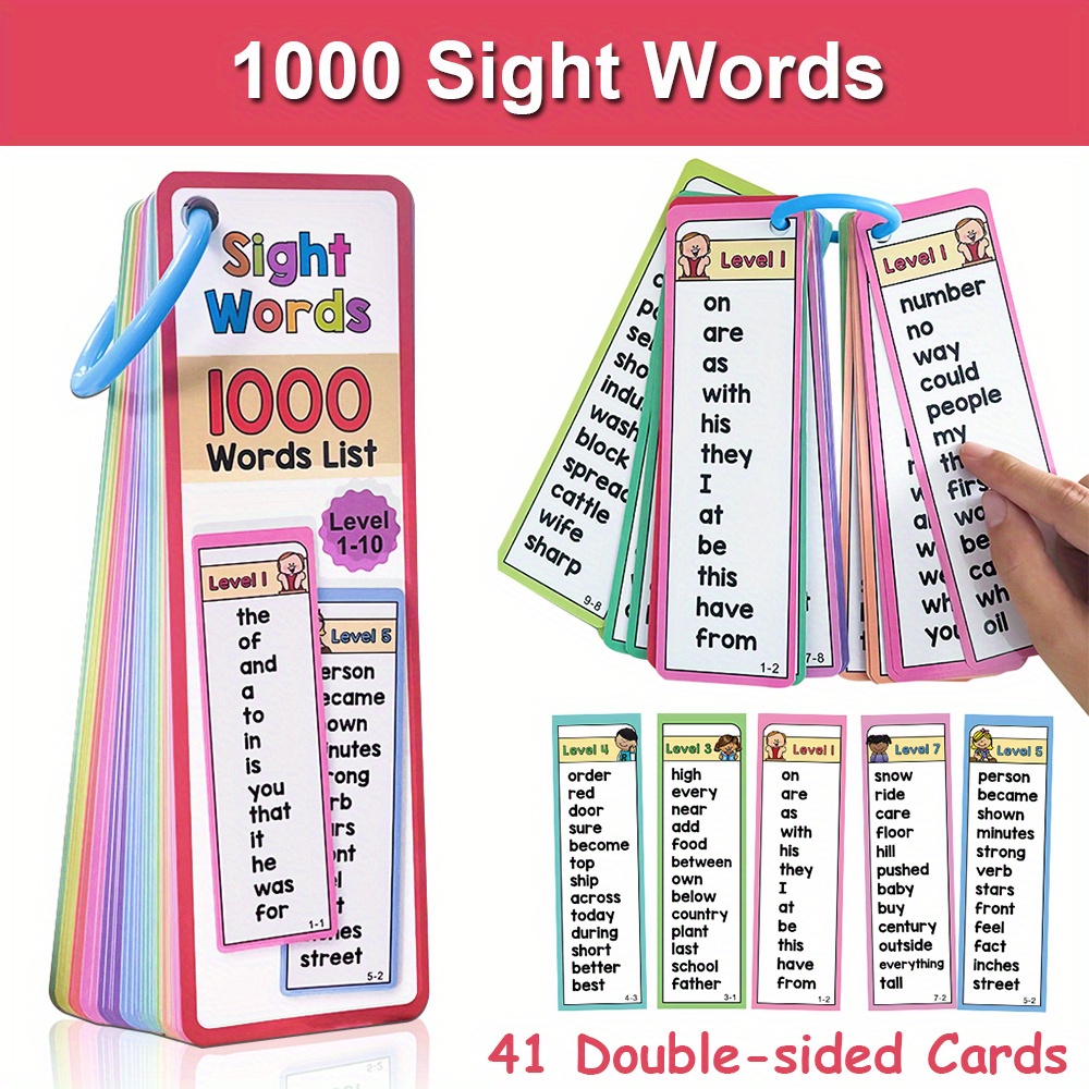 Tarjetas Flash de 1000 palabra - Flash Card Alphabet reseña y precio