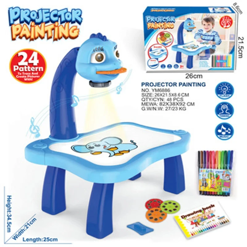 Proyector LED para niños, mesa - Kids Education Table reseña y precio