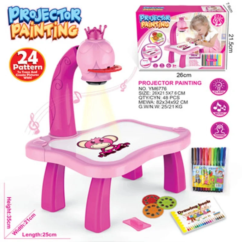 Proyector LED para niños, mesa - Kids Education Table reseña y precio