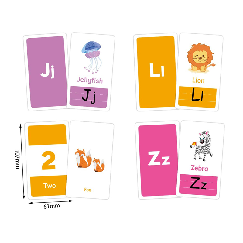 58 tarjetas didácticas con el  - Flash Card Alphabet reseña y precio