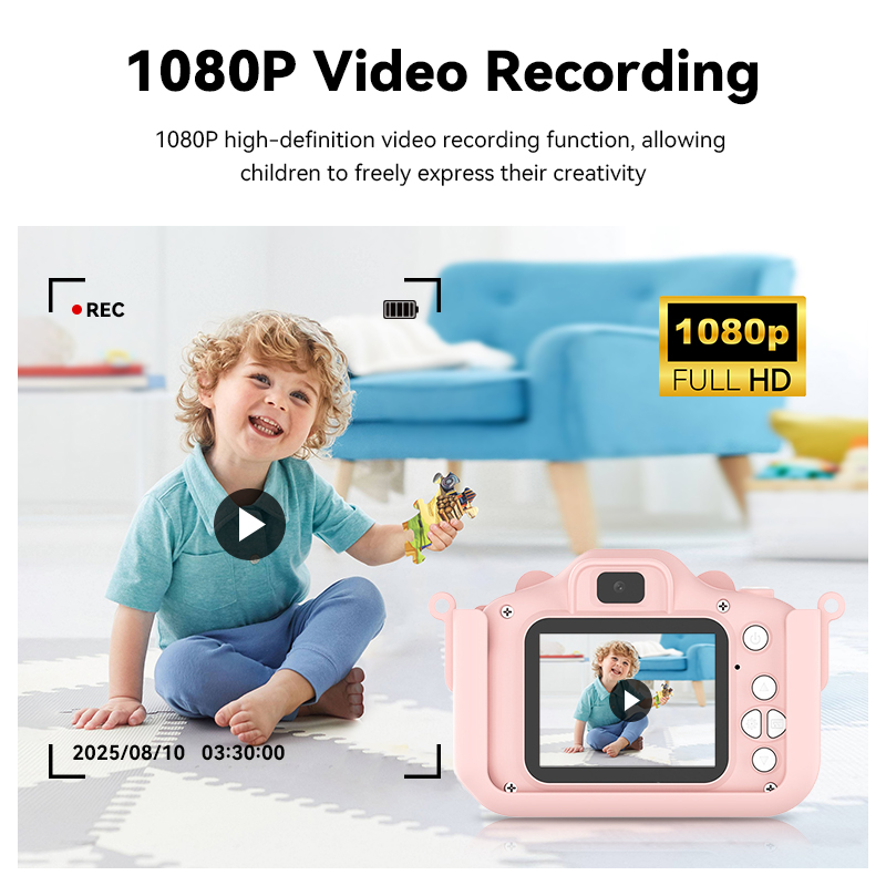Cámara para niños HD 1080P pan - Kids Education Video reseña y precio