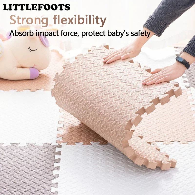 Alfombra entrelazada para jueg - Kids Education Room reseña y precio