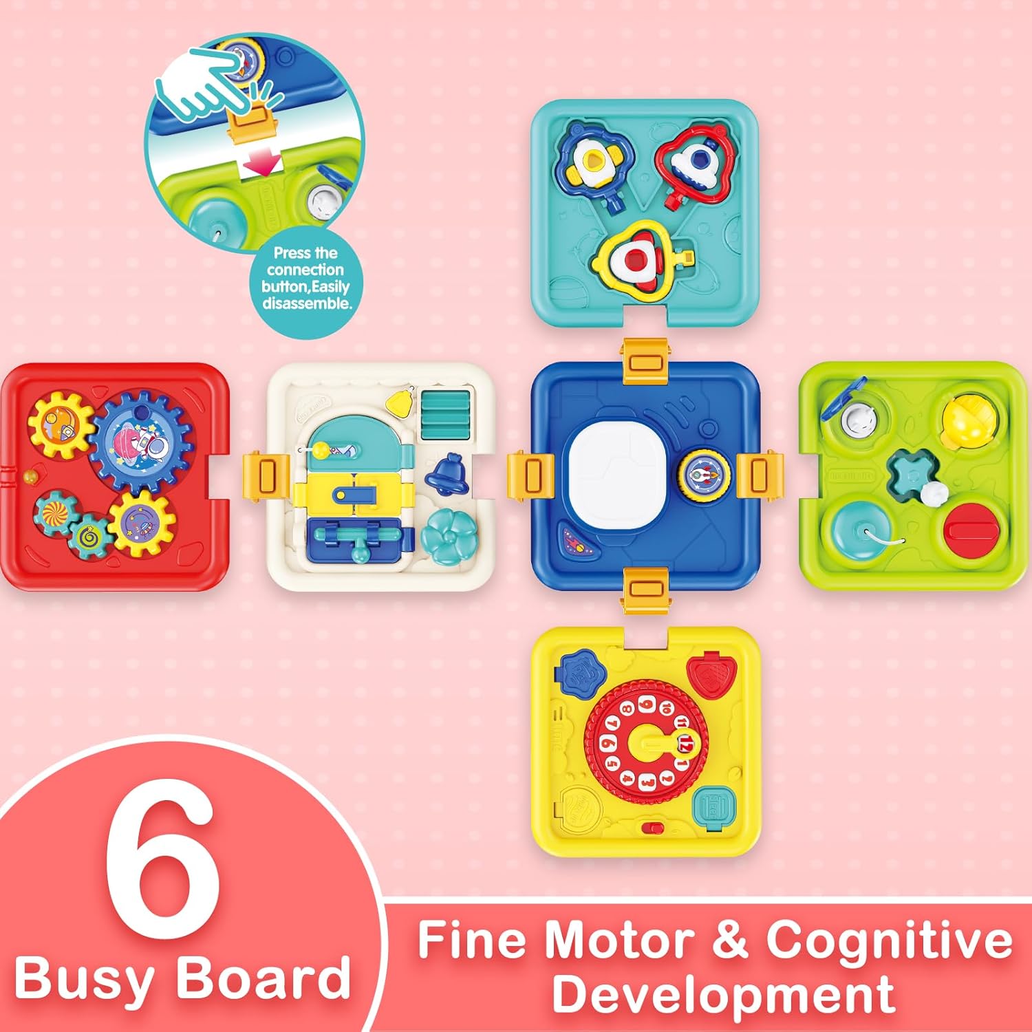 1 Pieza de Tablero de Activida - Kids Education Yes reseña y precio