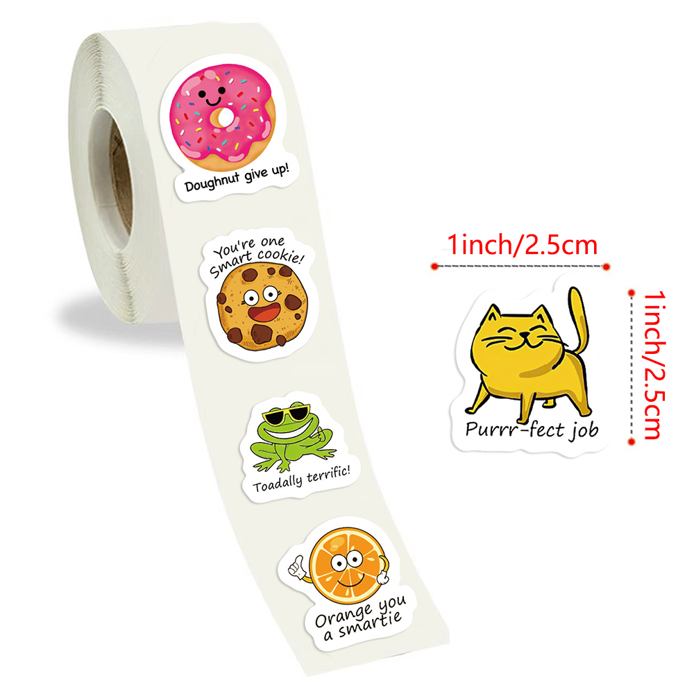 100-500 Uds. Calcomanías bonit - Kids Education Motivation reseña y precio
