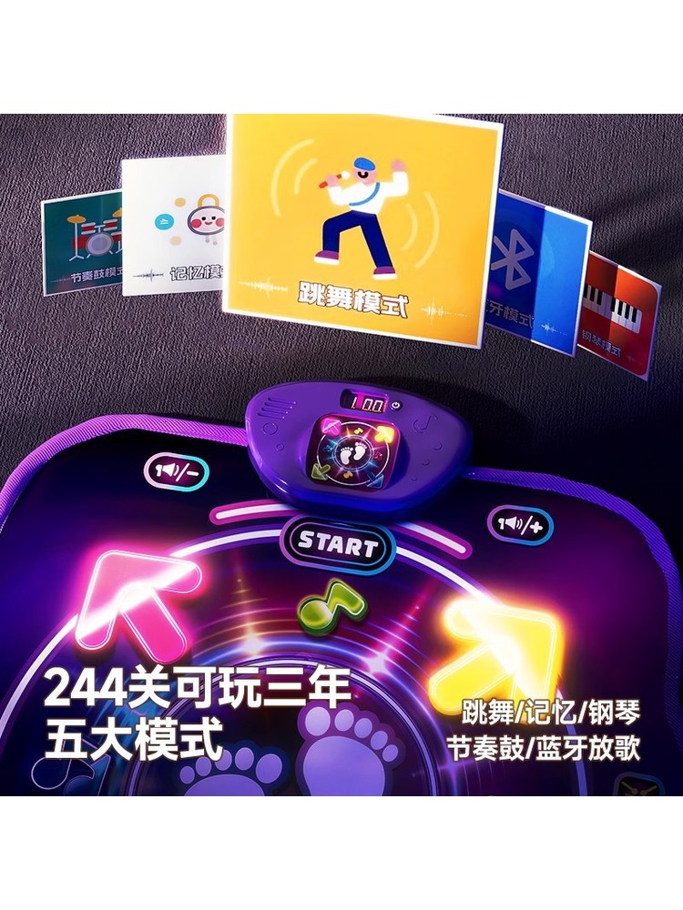 Alfombra de Baile Musical Blue - Kids Educational Mat reseña y precio