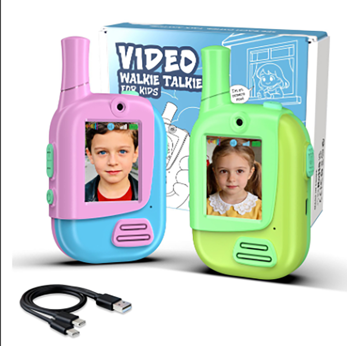Paquete de 2 Walkie Talkies Re - Kids Education Video reseña y precio