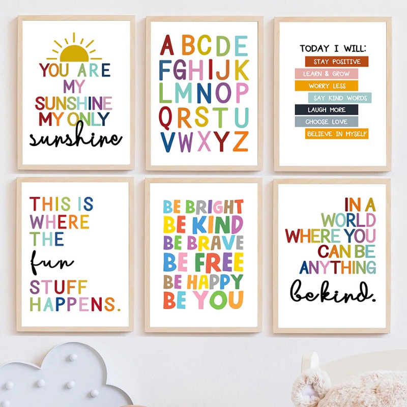 Póster educativo en inglés, al - Kids Education Yes reseña y precio